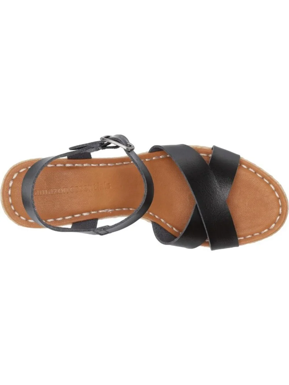 Stylish Women's Espadrille Wedge Sandals with Adjustable Buckle & Elastic Strap
